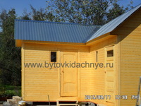Бытовка с душем 5х2 угловая